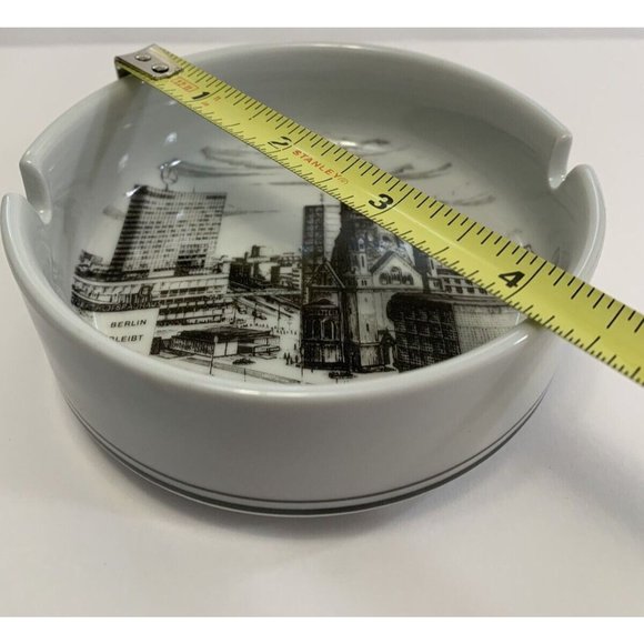 Schedel Bavaria Berlin Ash Tray Collectible Black White - Picture 9 of 9